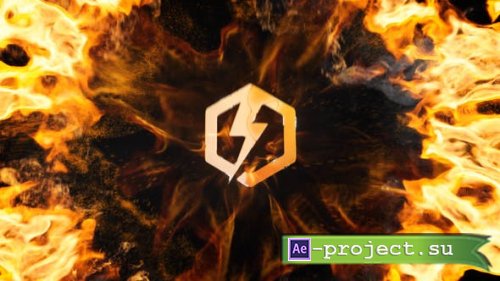 Videohive - Fire Explosion Logo - 47300509 - Project for After Effects