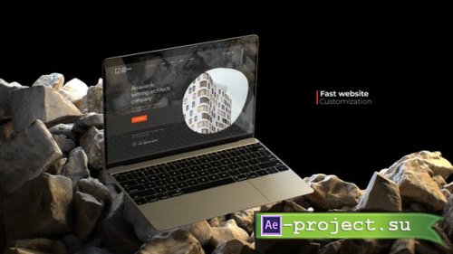 Videohive - Trendy Website Promo // Laptop Mockup - 46513284 - Project for After Effects