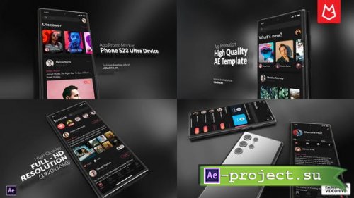 Videohive - Smartphone Mockup | App Promo | S23 Ultra - 47246559 - Project for After Effects