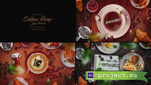 Videohive - Coffee Shop Logo Intro - 46467058 - Project for After Effects