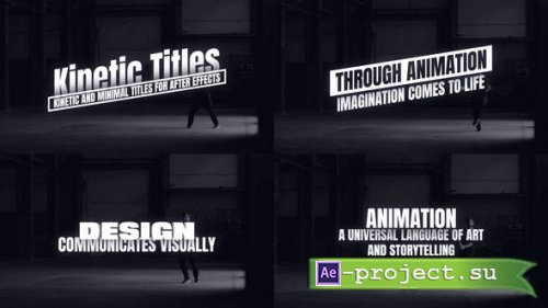 Videohive - Kinetic Titles - 47317545 - Project for After Effects