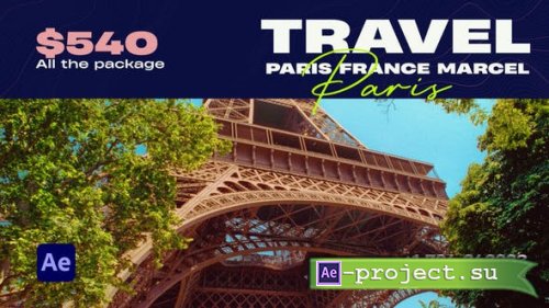 Videohive - Travel Promo Opener | Travel Slideshow - 47332494 - Project for After Effects