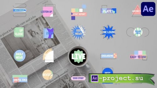 Videohive - Plates for After Effects - 47307740 - Project for After Effects