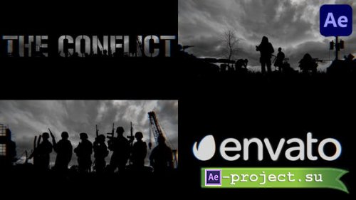Videohive - The Conflict Logo for After Effects - 47352823 - Project for After Effects