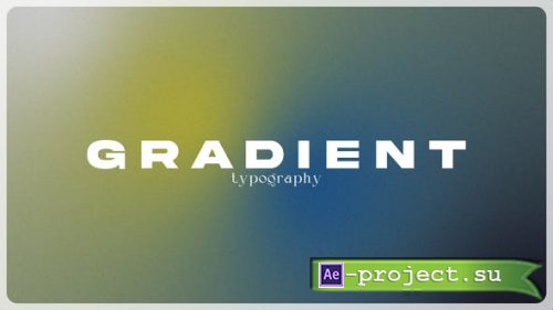 Videohive - Gradient - Typography / AE - 47361958 - Project for After Effects