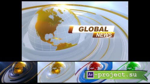 Videohive - Global News Intro Pack - 47365321 - Project for After Effects