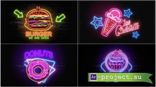 Videohive - Neon Signs V7 - 47213190 - Project for After Effects