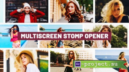 Videohive - Multiscreen Opener I Dynamic Stomp Opener - 47401178 - Project for After Effects