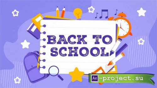 Videohive - Back To School - 47408777 - Project for After Effects