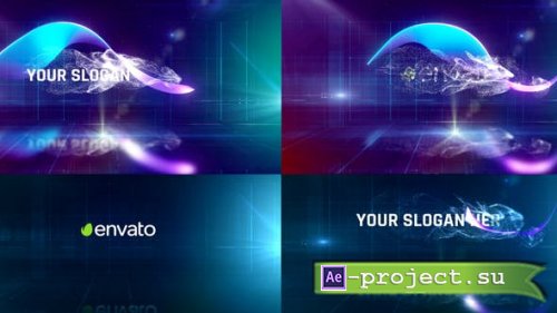 Videohive - Abstract Ribbon Flow Logo Reveal - 47417215 - Project for After Effects