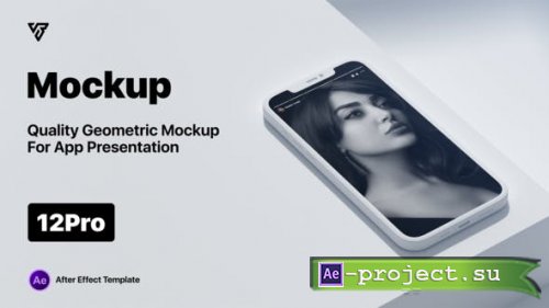 Videohive - Geometric Mockup | Phone App - 34000305 - Project for After Effects