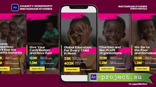 Videohive - Charity Nonprofit Instagram Stories - 47415167 - Project for After Effects