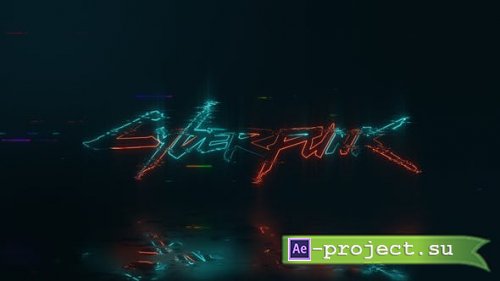 Videohive - Neon Glitch Logo V2 - 47279202 - Project for After Effects
