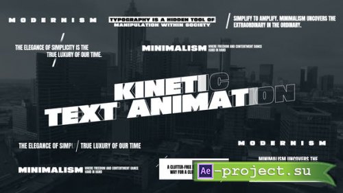 Videohive - Kinetic Text Animation - 47429507 - Project for After Effects