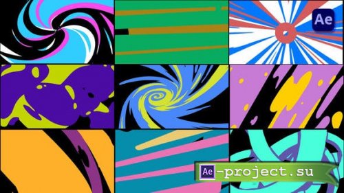 Videohive - 2D Liquid Shape Transtions [After Effects] - 47439171 - Project for After Effects