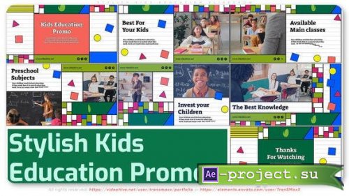 Videohive - Stylish Kids Education Slideshow - 47431430 - Project for After Effects