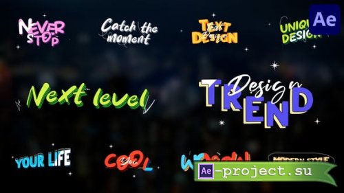 Videohive - Artistic Colorful Titles for After Effects - 47437236 - Project for After Effects