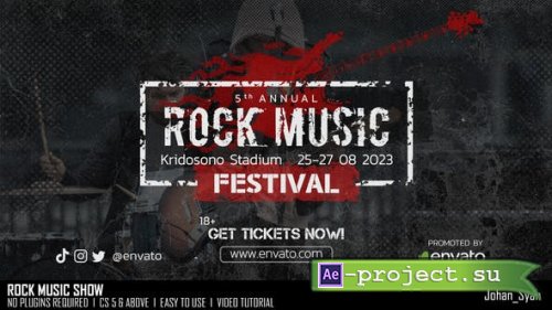 Videohive - Rock Music Show - 47462131 - Project for After Effects