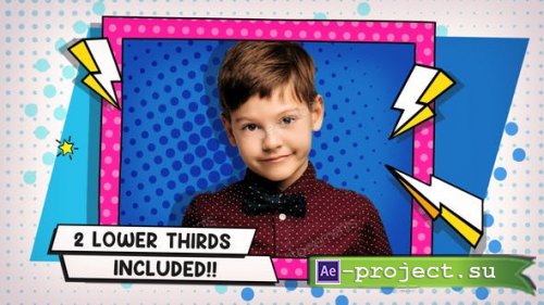 Videohive - Comic Themed Kids And Teens Opener V2 Lower3rds included - 47466214 - Project for After Effects
