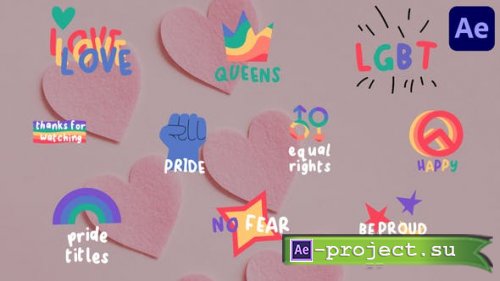 Videohive - Pride Titles for After Effects - 47470930 - Project for After Effects