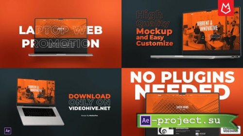 Videohive - Fast Web Promo | Laptop Mockup - 47473485 - Project for After Effects