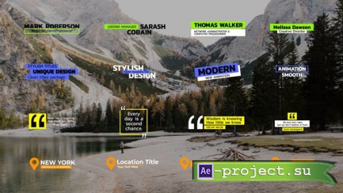 Videohive - Titles Pack | After Effects - 47456704 - Project for After Effects