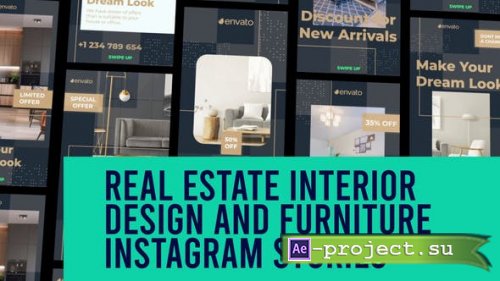 Videohive - Real Estate Interior Design and Furniture Instagram Story and Reel - 47502743 - Project for After Effects