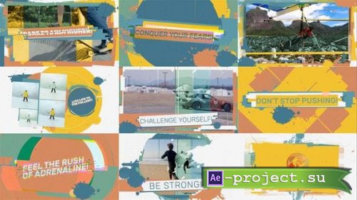 Videohive - Colorful Urban Sport Intro - 47521116 - Project for After Effects