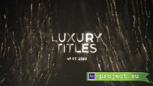 Videohive - Luxury Glitter Streaks Titles - 47539829 - Project for After Effects