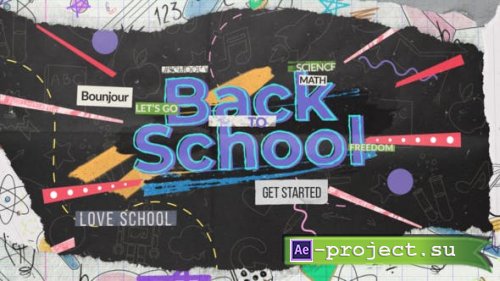 Videohive - Back to School Intro Opener - 47548741 - Project for After Effects
