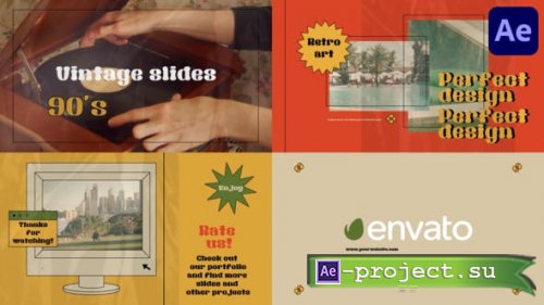 Videohive - Vintage Retro Slides | After Effects - 47471110 - Project for After Effects