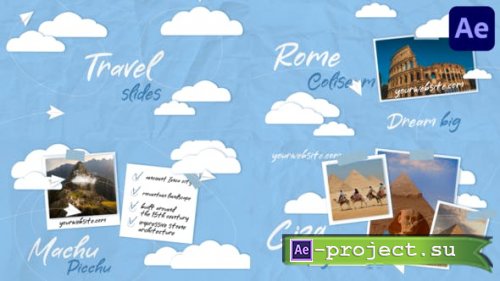 Videohive - Travel Slides for After Effects - 47548523 - Project for After Effects