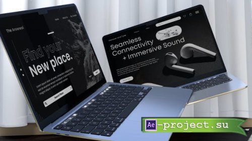 Videohive - Laptop Mockup | Website Presentation | After Effects - 47450290 - Project for After Effects