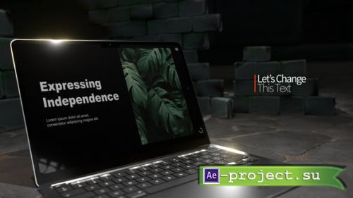 Videohive - Laptop Mockup - 46854136 - Project for After Effects