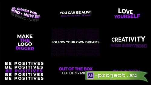 Videohive - Kinetic Typography - 46902742 - Project for After Effects