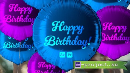 Videohive - Balloons Transitions - 47603922 - Project for After Effects