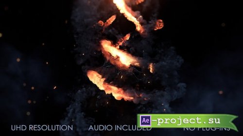 Videohive - Fire Trails Logo Intro - 47454669 - Project for After Effects