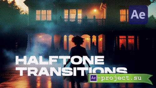 Videohive - Halftone Dots Transitions - 47585796 - Project for After Effects