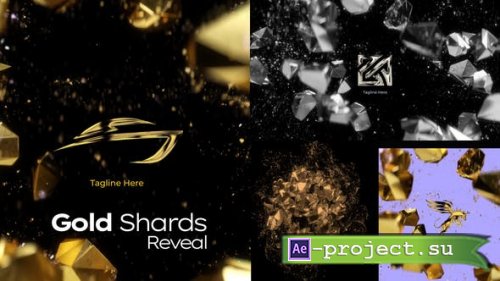 Videohive - Gold Shards Reveal - 47415085 - Project for After Effects