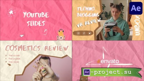 Videohive - Hand Made Youtube Endscreens for After Effects - 47585804 - Project for After Effects
