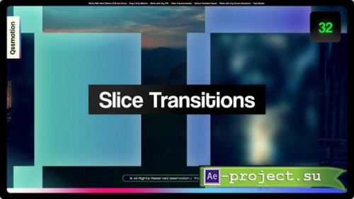 Videohive - Slice Transitions - 47613180 - Project for After Effects