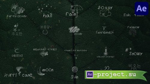 Videohive - Weather Titles for After Effects - 47622000 - Project for After Effects