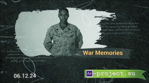 Videohive - War Memories Slideshow - 47638514 - Project for After Effects