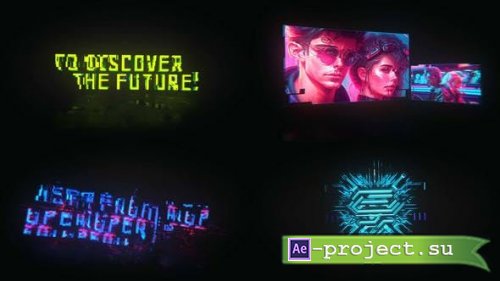 Videohive - Cyberpunk Promo Titles - 47590348 - Project for After Effects