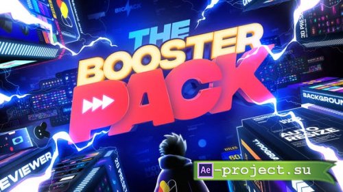 Videohive - Booster Pack - Best Motion Graphics Pack - 46760817 - Project & Script for After Effects