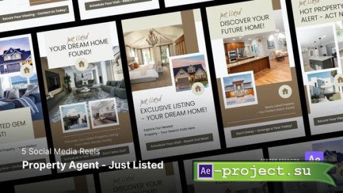 Videohive - Social Media Reels - Property Agent - Just Listed After Effects Template - 47648529 - Project for After Effects
