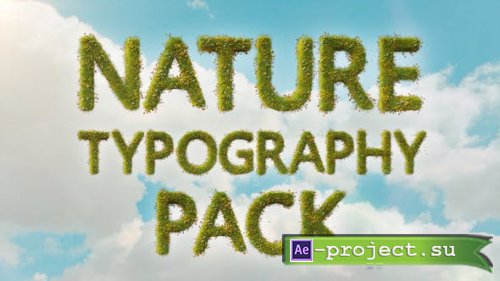 Videohive - Nature Typeface - 46524814 - Project for After Effects