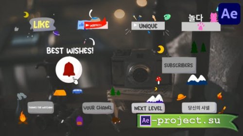 Videohive - Cartoon Cute Subscribers for After Effects - 47657764 - Project for After Effects