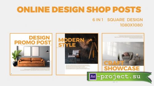 Videohive - Online Design Shop Posts - 47646703 - Project for After Effects