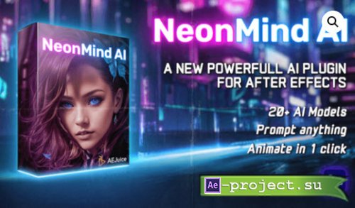 AEjuice NeonMind AI for After Effects - Script for After Effects